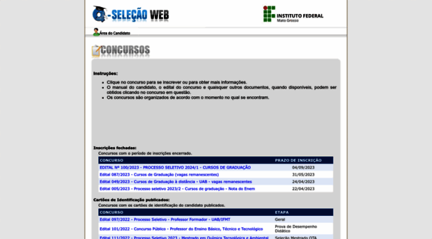 selecao.ifmt.edu.br