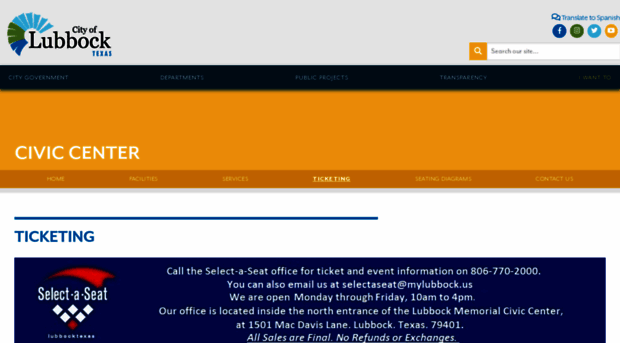 selectaseatlubbock.com