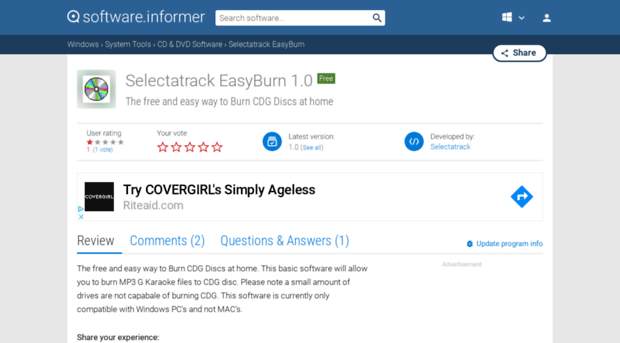 selectatrack-easyburn.software.informer.com