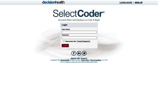 selectcoder.decisionhealth.com