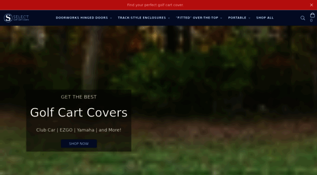 selectgolfcartcovers.com