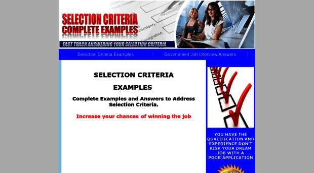 selectioncriteria-examples.com