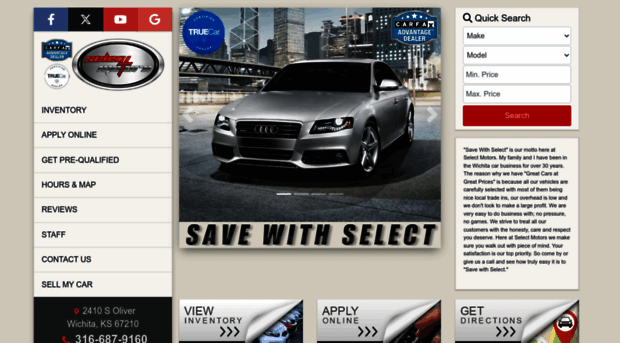 selectmotorswichita.com
