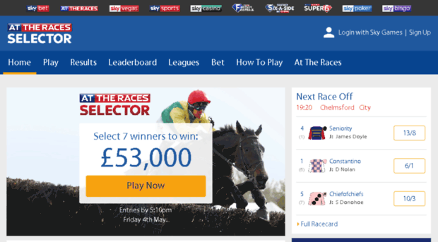 selector.attheraces.com