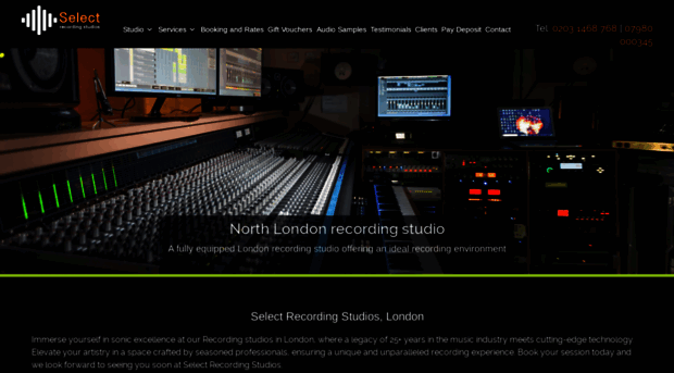 selectrecordingstudios.co.uk