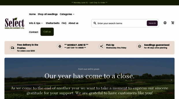 selectseedlingnursery.com