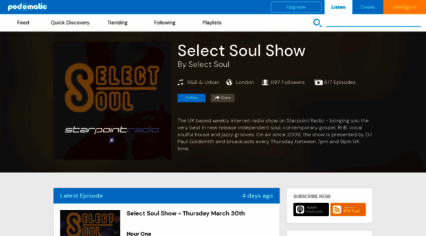 selectsoulshow.podomatic.com