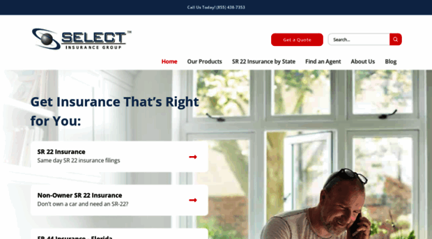 selectsr22insurance.com