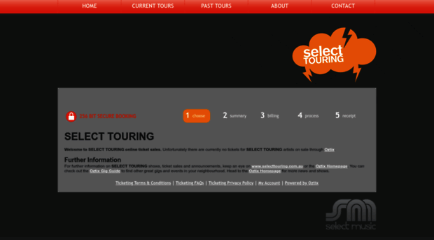 selecttouring.oztix.com.au