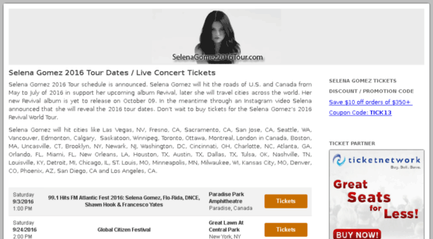 selenagomez2016tour.com