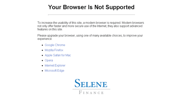 selenefinance.customercarenet.com