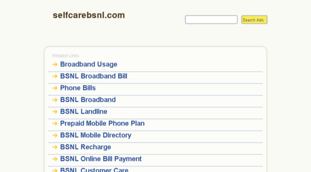 selfcarebsnl.com