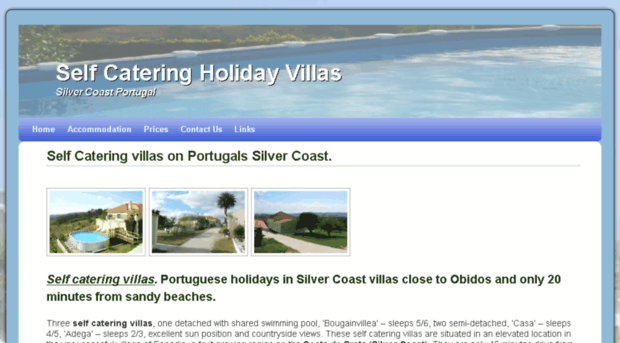 selfcateringvillas-silvercoast.com