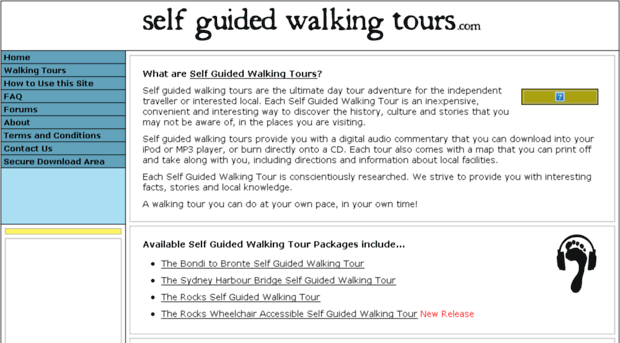 selfguidedwalkingtours.com