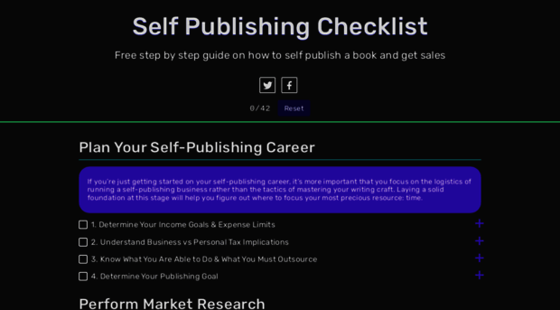 selfpublishingchecklist.com