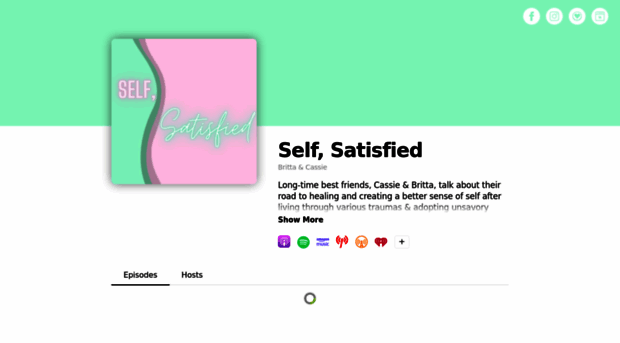 selfsatisfiedpodcast.buzzsprout.com