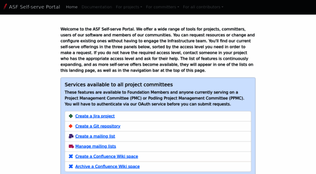 selfserve.apache.org