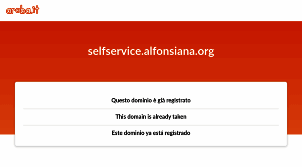 selfservice.alfonsiana.org
