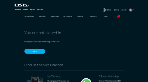 selfservice.dstv.com
