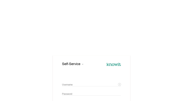 selfservice.knowit.se