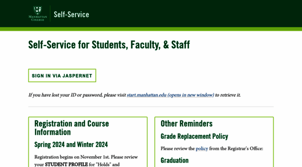 selfservice.manhattan.edu