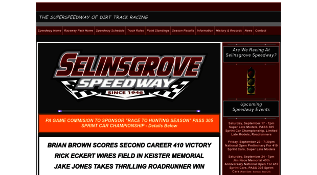 selinsgrovespeedway.com