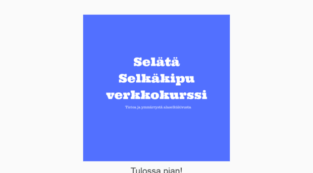 selkakipu.fi