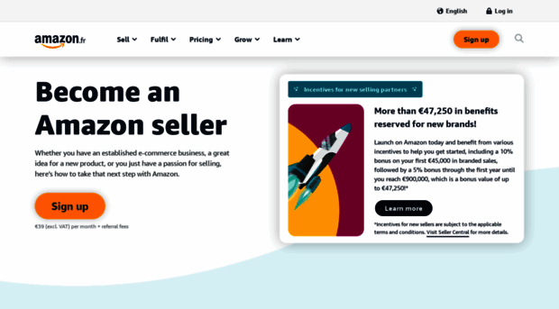 sell.amazon.fr - Selling on Amazon FR: creating... - Sell Amazon