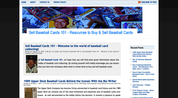 sellbaseballcards101.com