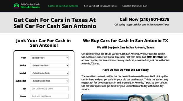 sellcarforcashsanantonio.com