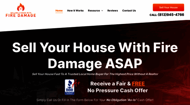 sellingahousewithfiredamage.com