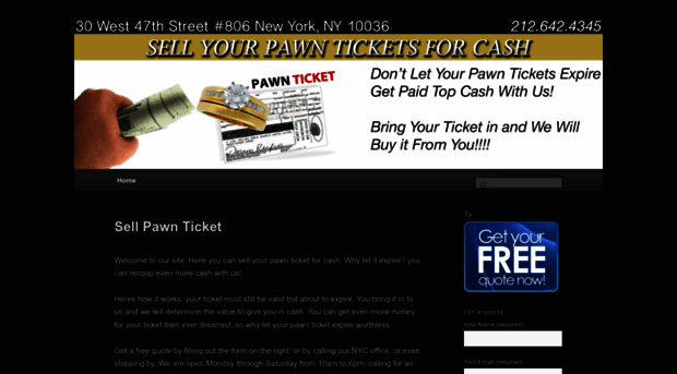 sellpawnticket.com