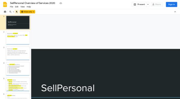 sellpersonal.com