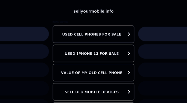 sellyourmobile.info