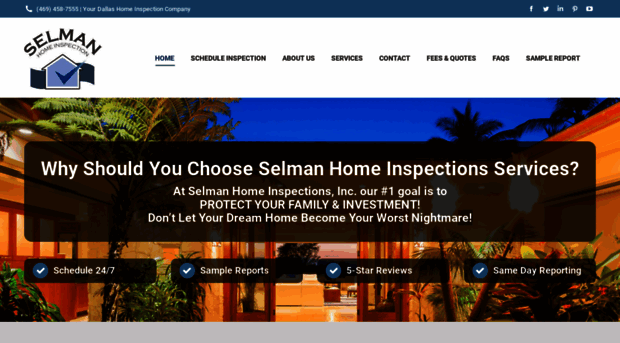 selmanhomeinspections.com