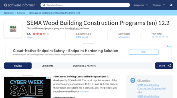 sema-wood-building-construction-programs.software.informer.com