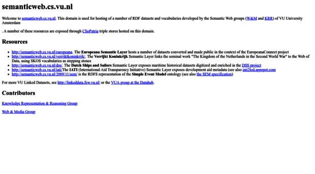 semanticweb.cs.vu.nl