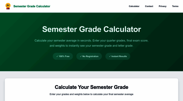 semestergradecalculator.org