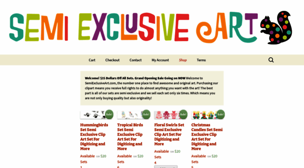 semiexclusiveart.com