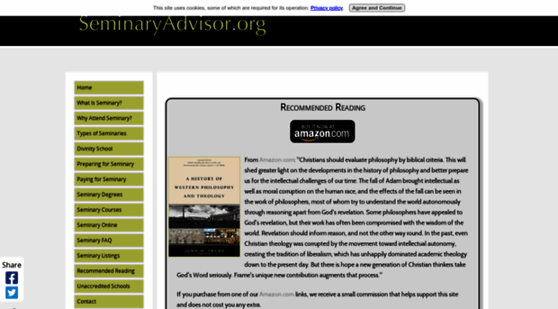 seminaryadvisor.org