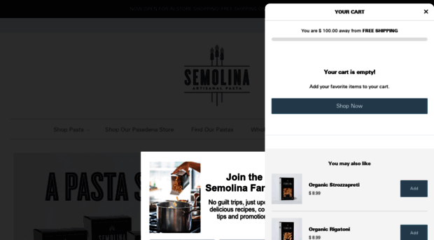 semolinapasta.com