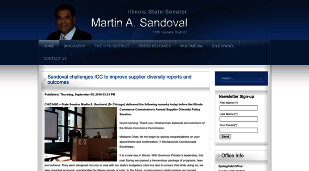 senatormartinsandoval.com