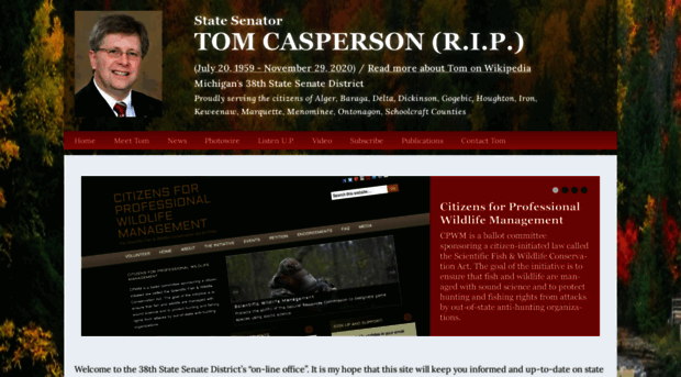 senatortomcasperson.com