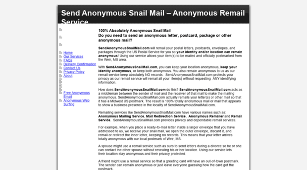 sendanonymoussnailmail.com