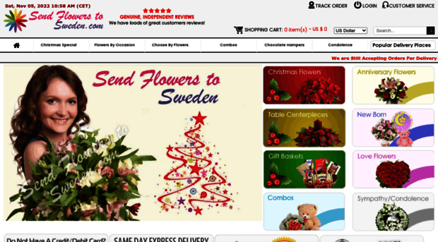 sendflowerstosweden.com