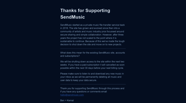 sendmusic.com