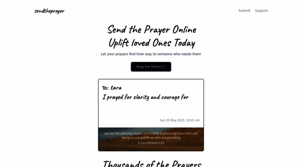 sendtheprayer.com