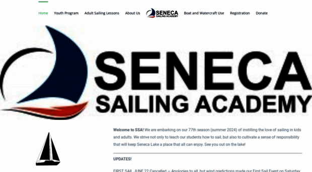 senecasailingacademy.org