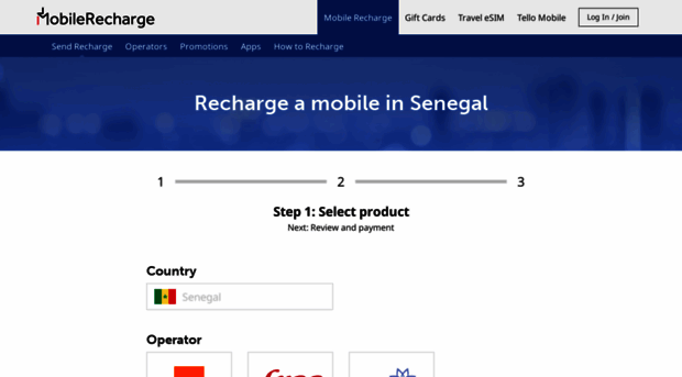 senegal.mobilerecharge.com