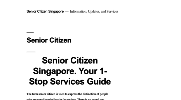 senior-citizen-singapore.com
